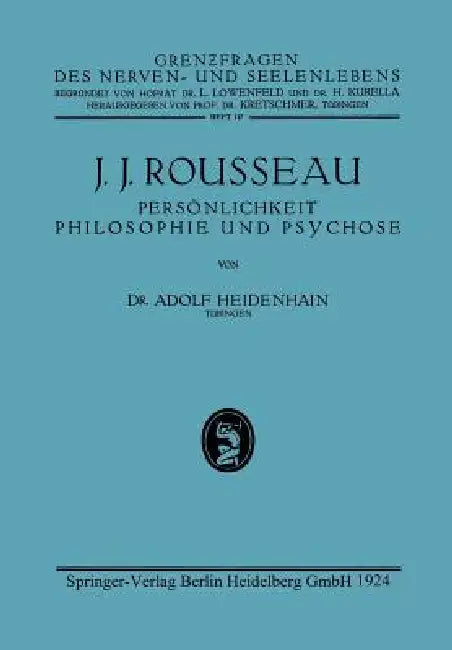 Buy J. J. Rousseau (English, Adolf Heidenhain) — BookShops.in