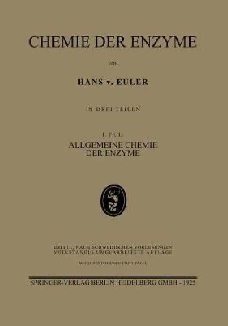 Buy Chemie Der Enzyme (English, Hans Von Euler) — BookShops.in