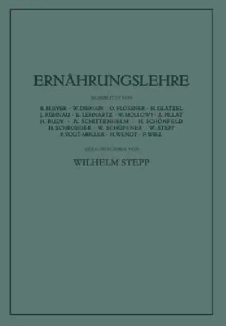 Buy Ernährungslehre (English, Wilhelm Stepp) — BookShops.in