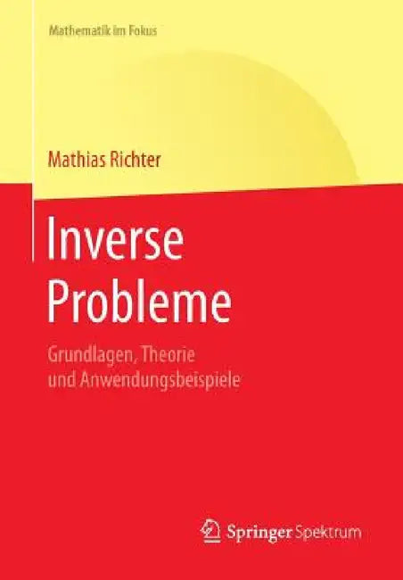 Buy Inverse Probleme (English, Mathias Richter) — BookShops.in