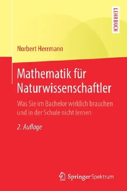 Buy Mathematik Für Naturwissenschaftler (English, Norbert Herrmann) — BookShops.in