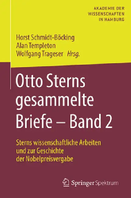 Buy Otto Sterns Gesammelte Briefe - Band 2 (English, Horst Schmidt-Böcking | Alan Templeton | Wolfgang Trageser) — BookShops.in