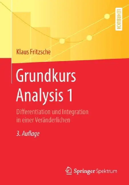 Buy Grundkurs Analysis 1 (English, Klaus Fritzsche) β BookShops.in