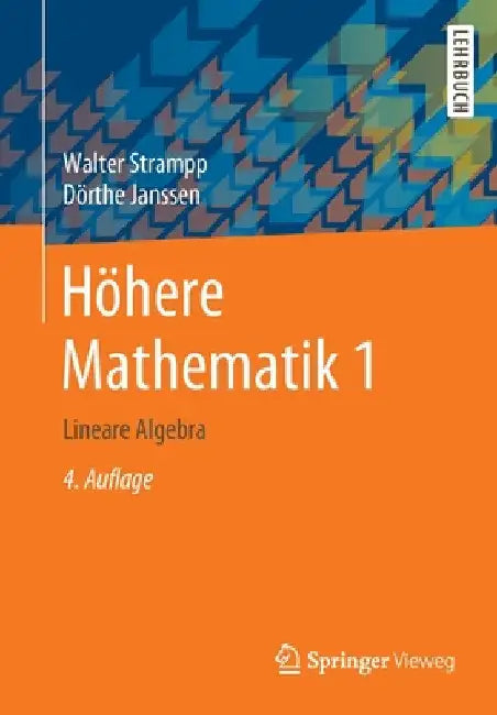 Buy Höhere Mathematik 1 (English, Walter Strampp | Dörthe Janssen) — BookShops.in