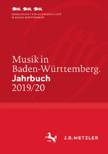 Buy Musik in Baden-Württemberg. Jahrbuch 2019/20 (English, Gesellschaft Für Musikgeschichte) — BookShops.in
