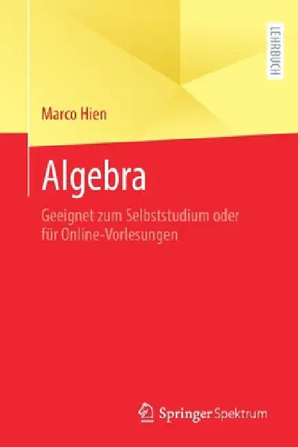 Buy Algebra (English, Marco Hien) — BookShops.in