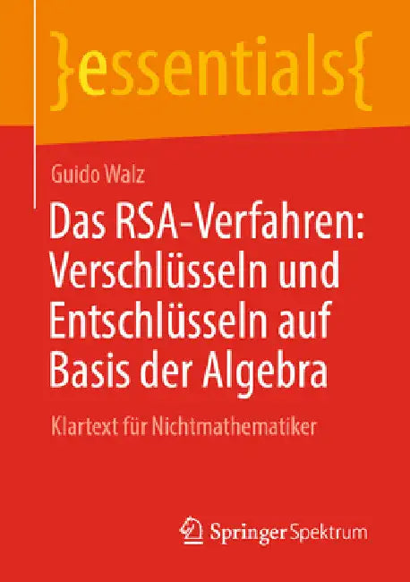 Buy Das Rsa-Verfahren (English, Guido Walz) β BookShops.in