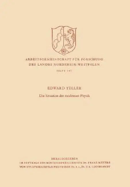 Buy Die Situation Der Modernen Physik (English, Edward Teller) — BookShops.in