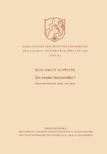 Buy Ein Zweites Steinzeitalter? (English, Hans-Ernst Schwiete) — BookShops.in