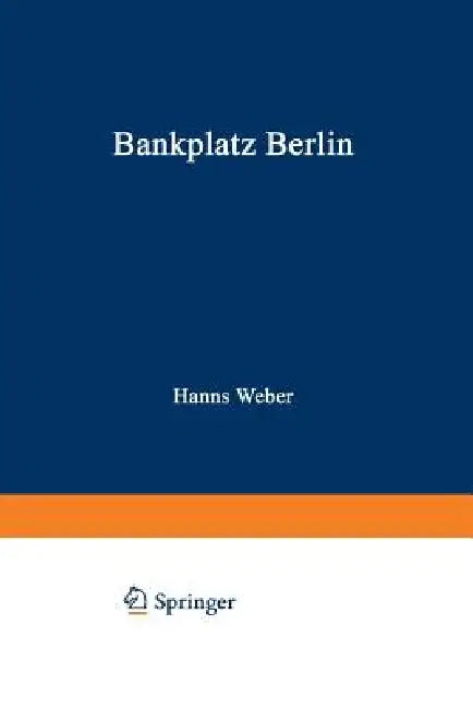 Buy Bankplatz Berlin (English, Hanns Weber) — BookShops.in
