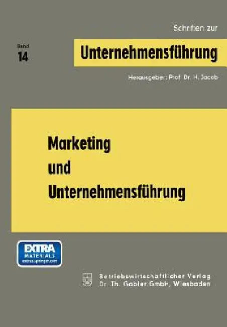 Buy Marketing Und Unternehmensführung (English, Herbert Jacob) — BookShops.in