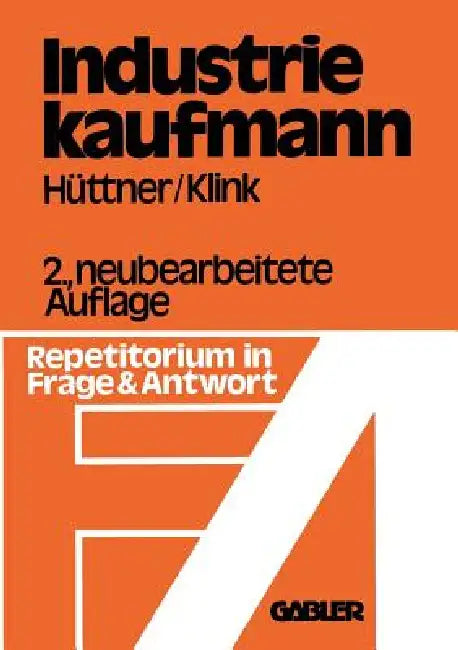 Buy Industriekaufmann (English, Erich Hüttner) — BookShops.in