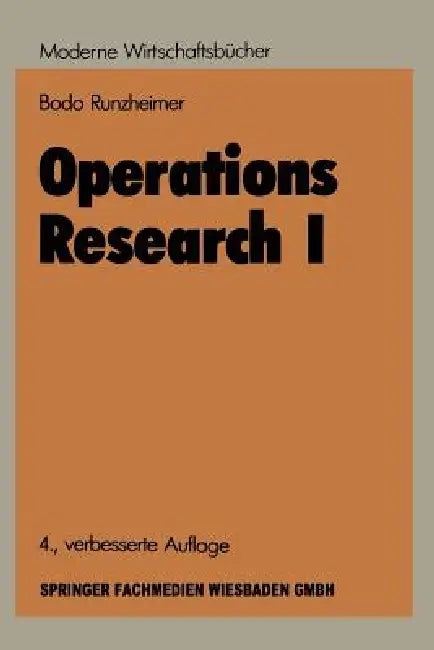 Buy Lineare Planungsrechnung Und Netzplantechnik (English, Bodo Runzheimer) — BookShops.in