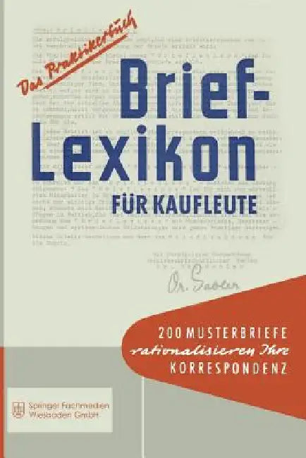 Buy Brief-Lexikon Für Kaufleute (English, Schrifleitung Des Wirtschafts-Magazins) — BookShops.in