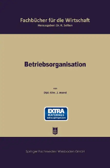 Buy Betriebsorganisation (English, Josef Mand) — BookShops.in
