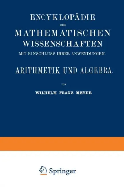 Buy Arithmetik Und Algebra (English, Wilhelm Franz Meyer) — BookShops.in