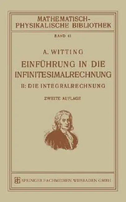 Buy Einführung in Die Infinitesimalrechnung (English, Alexander Witting) — BookShops.in