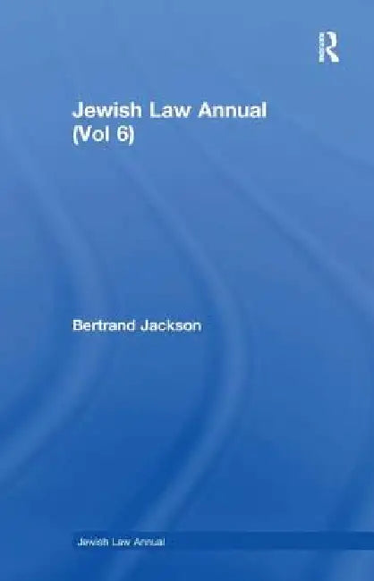 Buy Jewish Law Annual (English, Bertrand Jackson) — BookShops.in