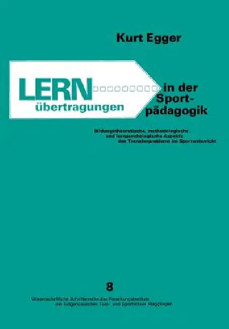 Buy Lernübertragungen in Der Sportpädagogik (English, Egger) — BookShops.in