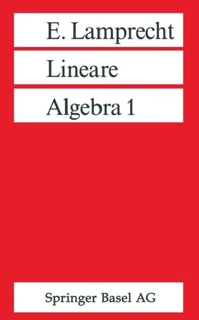 Buy Lineare Algebra 1 (English, Erich Lamprecht) — BookShops.in