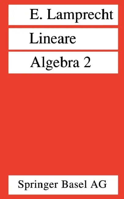 Buy Lineare Algebra 2 (English, Erich Lamprecht) — BookShops.in