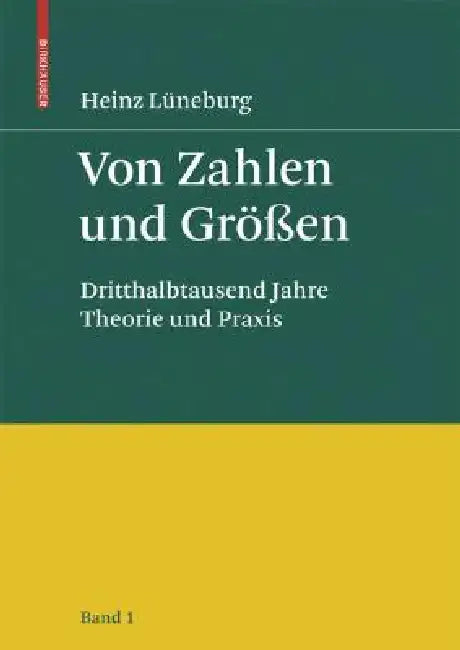 Buy Von Zahlen Und Größen (English, Heinz Lüneburg) — BookShops.in