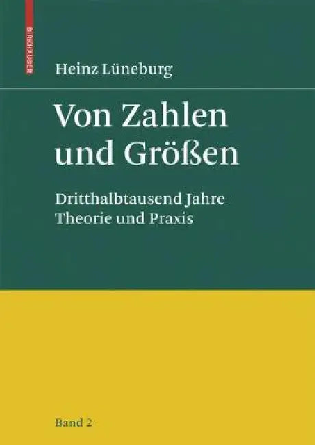 Buy Von Zahlen Und Größen (English, Heinz Lüneburg) — BookShops.in