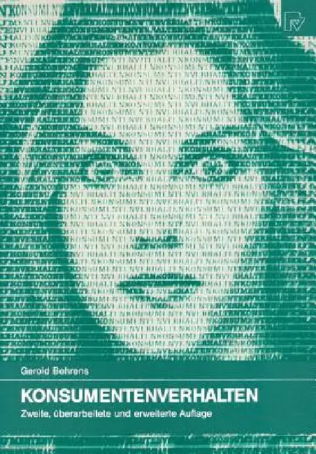 Buy Konsumentenverhalten (English, Gerold Behrens) — BookShops.in