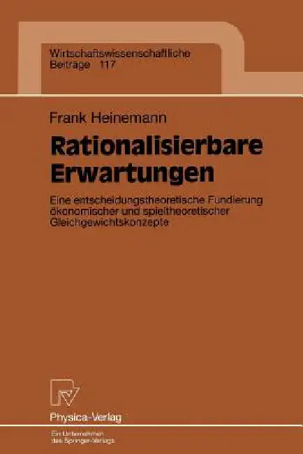 Buy Rationalisierbare Erwartungen (English, Frank Heinemann) — BookShops.in
