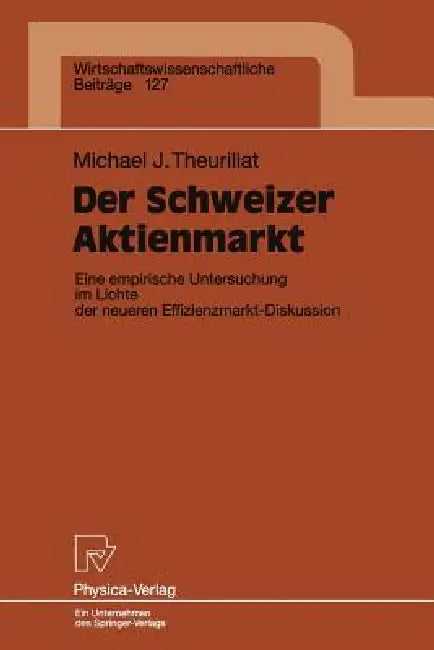 Buy Der Schweizer Aktienmarkt (English, Michael J. Theurillat) — BookShops.in