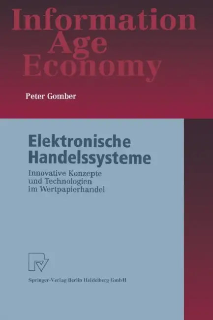 Buy Elektronische Handelssysteme (English, Peter Gomber) — BookShops.in