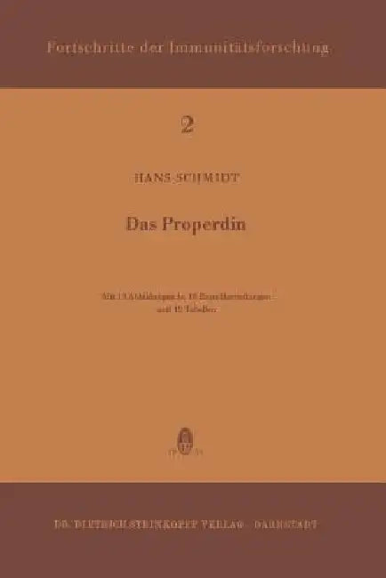 Buy Das Properdin (English, H. Schmidt) — BookShops.in