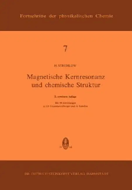 Buy Magnetische Kernresonanz Und Chemische Struktur (English, H. Strehlow) — BookShops.in