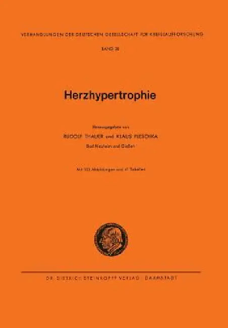 Buy Herzhypertrophie (English, Rudolf Thauer | Klaus Pleschka) — BookShops.in
