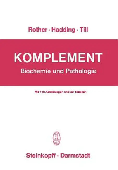Buy Komplement (English, U. Hadding | Klaus Rother | M. M. Mayer) — BookShops.in