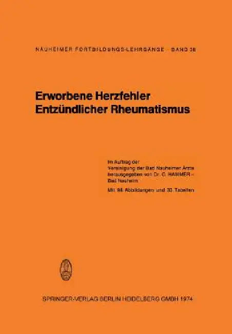 Buy Erworbene Herzfehler Entzündlicher Rheumatismus (English, O. Hammer) — BookShops.in