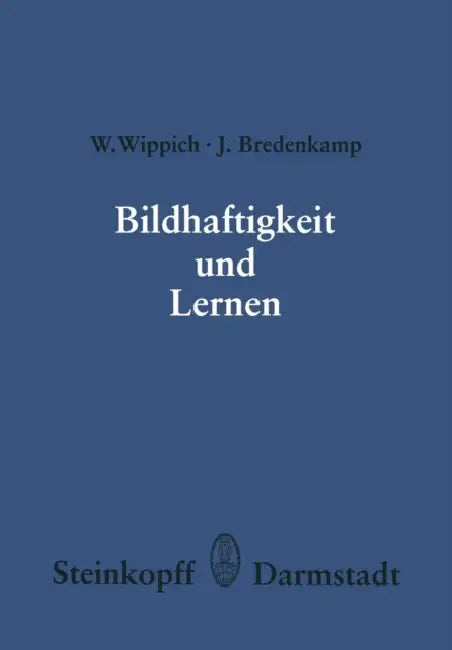 Buy Bildhaftigkeit Und Lernen (English, W. Wippich | J. Bredenkamp) — BookShops.in