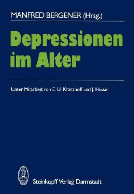 Buy Depressionen Im Alter (English, M. Bergener) — BookShops.in