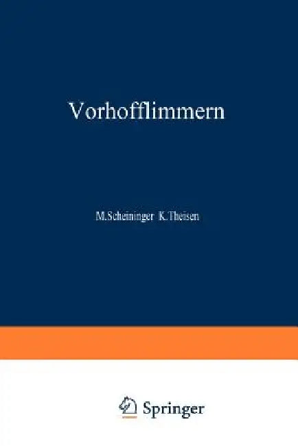 Buy Vorhofflimmern (English, Michael J. Scheininger | Karl Theisen) — BookShops.in