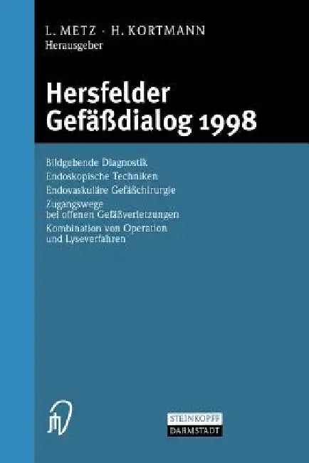 Buy Hersfelder Gefäßdialog 1998 (English, L. Metz | H. Kortmann) — BookShops.in