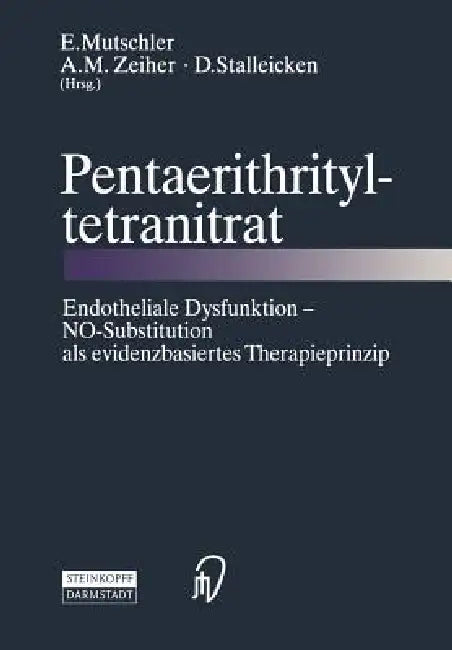 Buy Pentaerithrityltetranitrat (English, E. Mutschler | A. M. Zeiher | D. Stalleicken) — BookShops.in