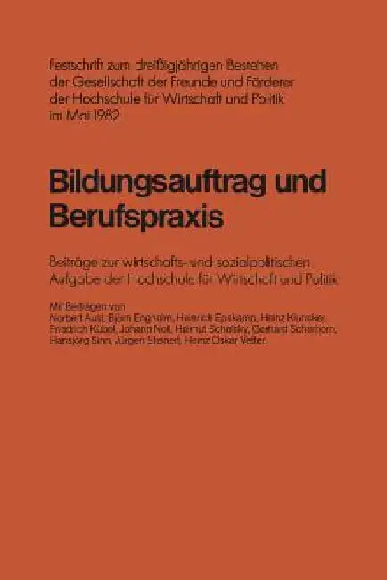 Buy Bildungsauftrag Und Berufspraxis (English, Norbert Aust) โ BookShops.in