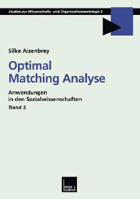 Buy Optimal Matching Analyse (English, Silke Aisenbrey) — BookShops.in