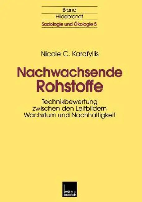 Buy Nachwachsende Rohstoffe (English, Nicole Karafyllis) — BookShops.in