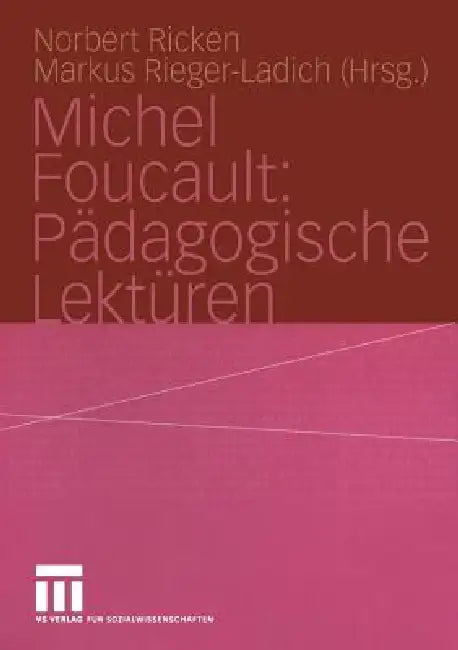 Buy Michel Foucault (English, Norbert Ricken | Markus Rieger-Ladich) — BookShops.in