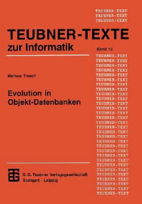 Buy Evolution in Objekt-Datenbanken (English, Markus Tresch) — BookShops.in