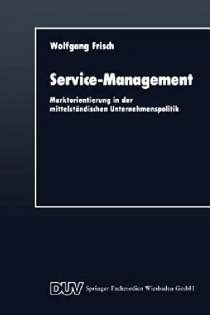 Buy Service-Management (English, Wolfgang Frisch) — BookShops.in