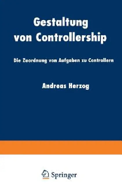 Buy Gestaltung Von Controllership (English, Andreas Herzog) — BookShops.in