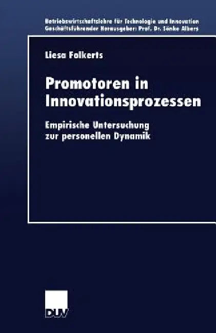 Buy Promotoren in Innovationsprozessen (English, Liesa Folkerts-Mähl) — BookShops.in