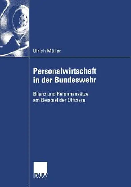 Buy Personalwirtschaft in Der Bundeswehr (English, Ulrich Müller) — BookShops.in